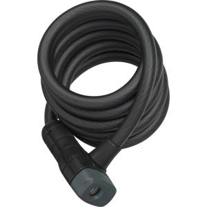 Abus spiraal kabelslot 6512k/180/12 bk scmu - 180cm - zwart