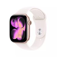 Apple Watch Series 11 GPS 46mm Rose Gold Aluminium Case met Light Blush Sport Band - S/M Smartwatch Roze