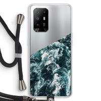 Zee golf: Oppo A95 5G Transparant Hoesje met koord