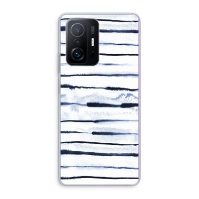 Ink Stripes: Xiaomi 11T Pro Transparant Hoesje