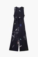 Bloemen palazzo jumpsuit - BLACK - L