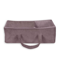 Luxe Poppenreiswieg - Corduroy Lila - 40 cm