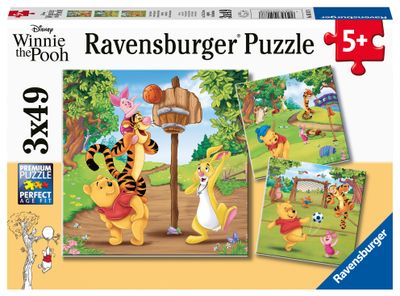Ravensburger puzzel 3x49 stukjes sportdag Winnie the Pooh