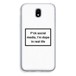 I'm dope: Samsung Galaxy J5 (2017) Transparant Hoesje