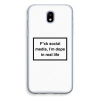 I'm dope: Samsung Galaxy J5 (2017) Transparant Hoesje