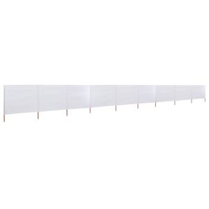 The Living Store Windscherm Inklapbaar - 1200 x 120 cm - Nonwoven - Hout