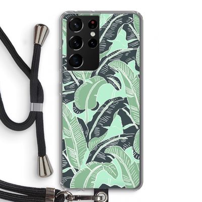 This Sh*t Is Bananas: Samsung Galaxy S21 Ultra Transparant Hoesje met koord