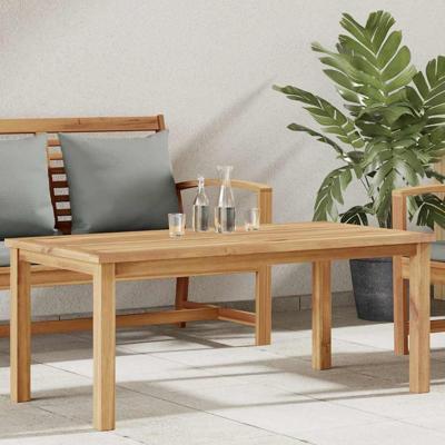 Salontafel Bruin 110 x 55 x 45 cm Massief teakhout