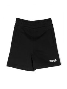 BOSS Kidswear short à logo imprimé - Noir