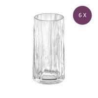 Koziol - Superglas Club No. 08 Longdrinkglas 300 ml Set van 6 Stuks - Kunststof - Transparant