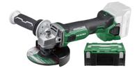 HiKOKI G18DBBLW2Z haakse accu slijpmachine 18V ∅125mm - Exclusief accu en lader - in HSC II koffer