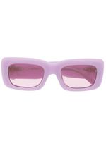 Linda Farrow lunettes de soleil Marfa à monture rectangulaire - Violet - thumbnail