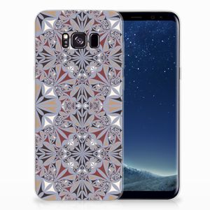 Samsung Galaxy S8 Plus TPU Siliconen Hoesje Flower Tiles