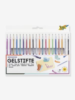 Set van 20 gelpennen, metallic en glitter SUPER SELECTIE FOLIA meerkleurig