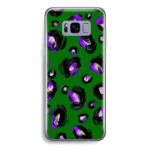 Green Cheetah: Samsung Galaxy S8 Transparant Hoesje