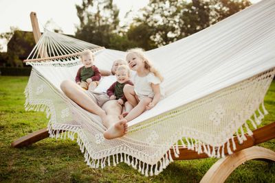 AMAZONAS AZ-1062100 hangmat 3 persoon/personen Katoen Wit