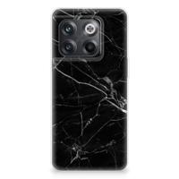 OnePlus 10T | TPU | Siliconen hoesje | Marmer Zwart - Origineel Cadeau Vader