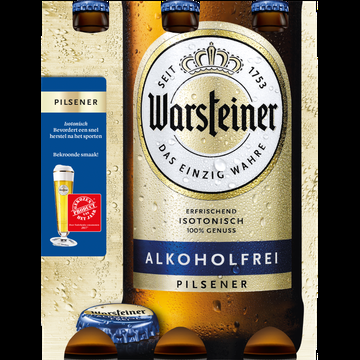 Warsteiner Alcoholvrij <0.5% Fles 6 x 330ML bij Jumbo