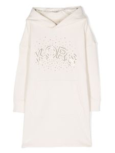 Michael Kors Kids robe-sweat à logo imprimé - Tons neutres