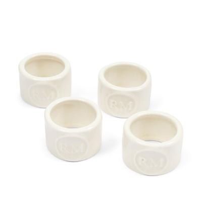 Riviera Maison Portofino servetten ring 4 stuks white