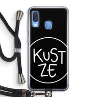 KUST ZE: Samsung Galaxy A40 Transparant Hoesje met koord