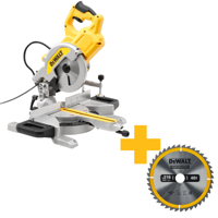 DeWALT DWS777 Afkort-/Verstekzaag met XPS 216mm 1800W