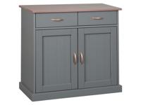 Inter Link Commode Westerland (Met 3 lades en 3 draaideuren, Grijs)
