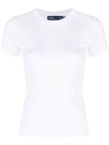 Polo Ralph Lauren t-shirt en coton à design nervuré - Blanc