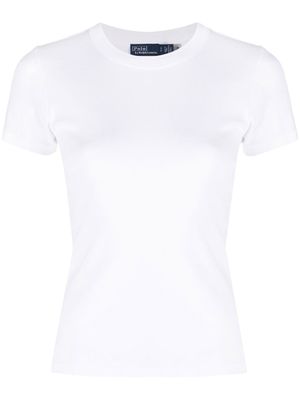 Polo Ralph Lauren t-shirt en coton à design nervuré - Blanc