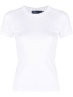 Polo Ralph Lauren t-shirt en coton à design nervuré - Blanc - thumbnail