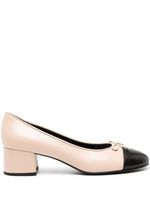 Tory Burch escarpins Cap-Toe 45 mm en cuir - Rose - thumbnail