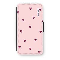 Hartjes: iPhone 7 Flip Hoesje