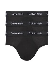 Calvin Klein - 3p Hip Brief - Cotton Stretch - XWB, Maat:M