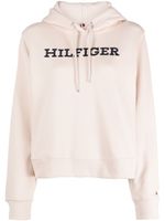 Tommy Hilfiger hoodie en coton à logo brodé - Tons neutres - thumbnail