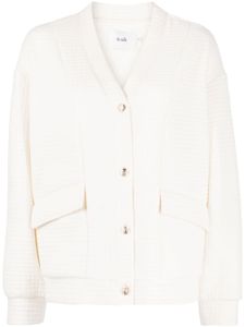 b+ab veste matelassée à coupe oversize - Blanc