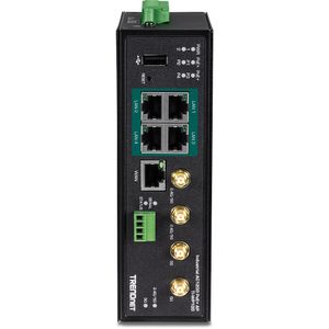 Trendnet TI-WP100 draadloze router Gigabit Ethernet Dual-band (2.4 GHz / 5 GHz) Zwart