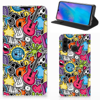 Huawei P30 Lite New Edition Hippe Standcase Punk Rock