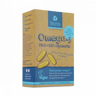 Testa Omega-3 algenolie 325mg DHA + 150mg EPA vegan