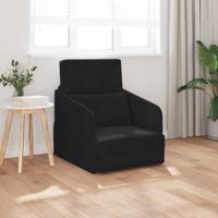 Slaapbank Zwart 65 x 80 x 83 cm Fluweel