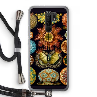 Haeckel Ascidiae: Xiaomi Redmi 9 Transparant Hoesje met koord