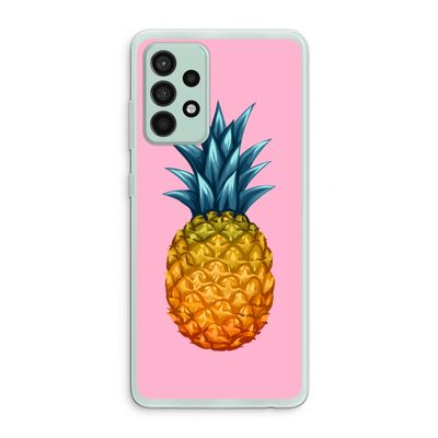 Grote ananas: Samsung Galaxy A52s 5G Transparant Hoesje