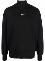 MSGM sweat à logo imprimé - Noir