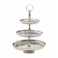 Etagere - 3 laagsAƒÆ’A†aE™AƒA¢A¢aEsA¬A…A¡AƒÆ’A¢a‚¬A¡AƒaEs - rvs - H38 x D15/20/25 cm - Etageres