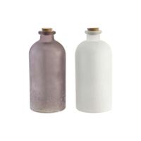 Verlichte decoratie DKD Home Decor Kerstmis Bruin Wit (11 x 11 x 25 cm) (2 Stuks)