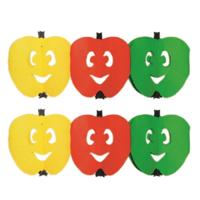 Appel fruit thema versiering slinger - 2x stuks - 300 cm - versieringen/feestartikelen - gezondheid Appel fruit thema versiering slinger - 2x stuks - 300 cm - versieringen/feestartikelen - gezondheid