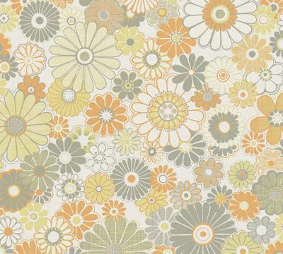 AS Creation Retro Chic - Oranje - Retro - 395353