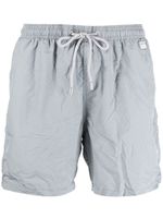 MC2 Saint Barth short de bain à patch logo - Gris