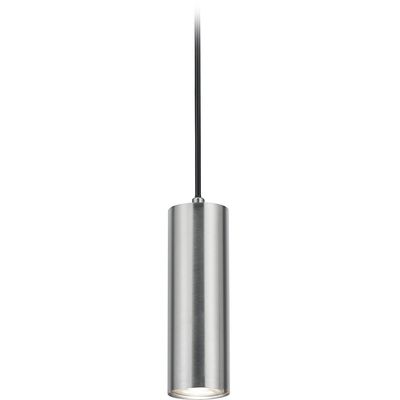 LED Railverlichting - Hanglamp - Trion Dual Monla - 2 Fase - GU10 Fitting - Rond - Mat Nikkel - Aluminium