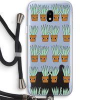 Sansevieria: Samsung Galaxy J3 (2017) Transparant Hoesje met koord
