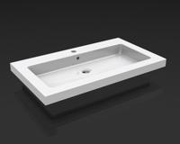 Wiesbaden keramische meubelwastafel 80x46 1 kr.gat